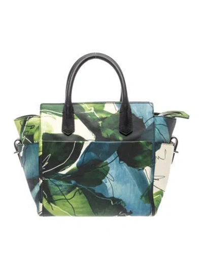 Pre-owned Reed Krakoff Leather Top Handle Bag In Blue