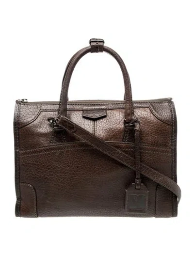 Pre-owned Reed Krakoff Leather Top Handle Bag In Brown
