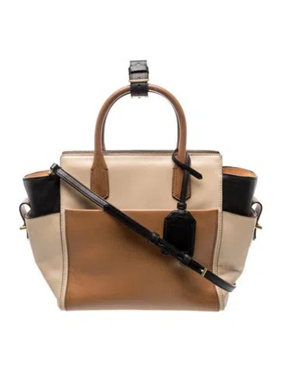 Pre-owned Reed Krakoff Leather Top Handle Bag In Brown