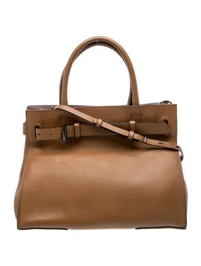 Pre-owned Reed Krakoff Leather Top Handle Bag In Brown