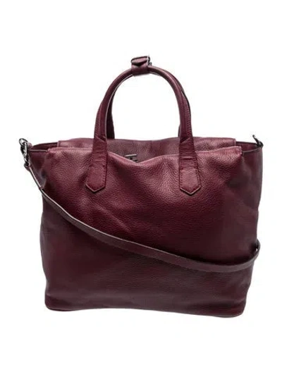 Pre-owned Reed Krakoff Leather Top Handle Bag In Burgundy
