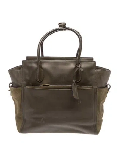 Pre-owned Reed Krakoff Leather Top Handle Bag In Gray
