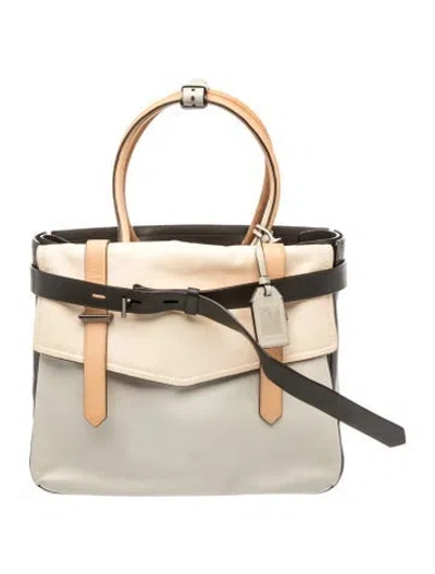 Pre-owned Reed Krakoff Leather Top Handle Bag In Green