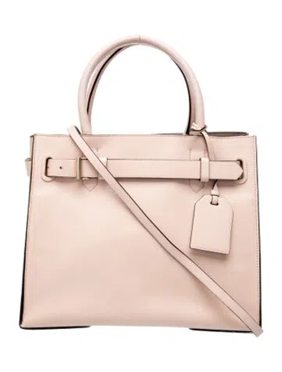 Pre-owned Reed Krakoff Leather Top Handle Bag In Pink