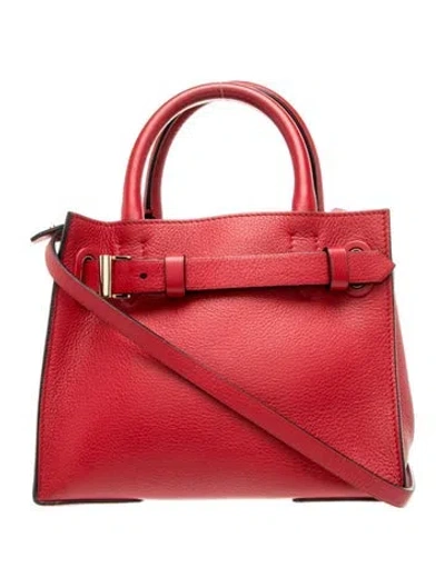 Pre-owned Reed Krakoff Leather Top Handle Bag In Red