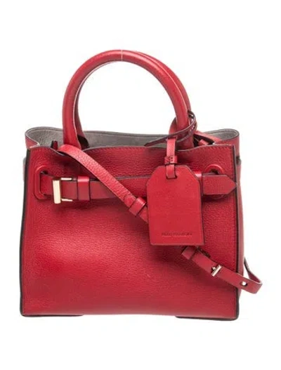 Pre-owned Reed Krakoff Leather Top Handle Bag In Red