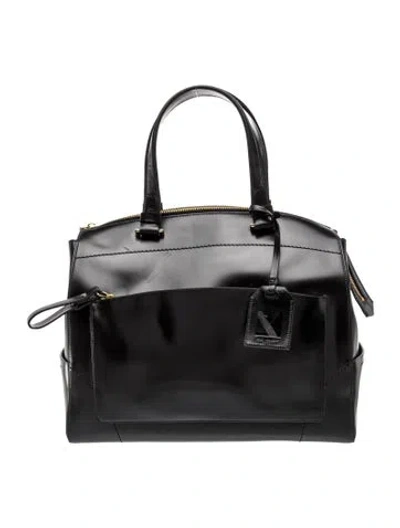 Pre-owned Reed Krakoff Leather Top Handle Bag W/ Tags In Black