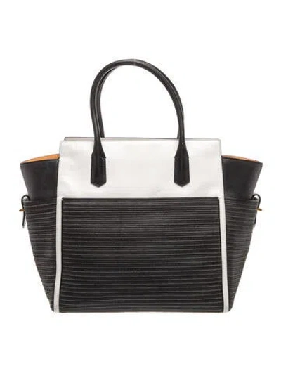 Pre-owned Reed Krakoff Leather Tote In Black