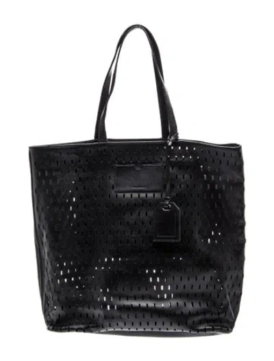 Pre-owned Reed Krakoff Leather Tote In Black