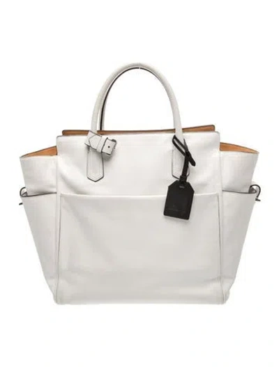 Pre-owned Reed Krakoff Leather Tote In Neutrals