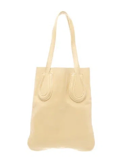 Pre-owned Reed Krakoff Leather Tote In Neutrals