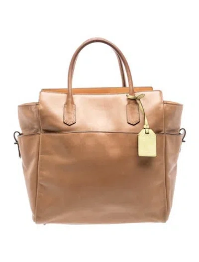 Pre-owned Reed Krakoff Leather Tote In Neutrals