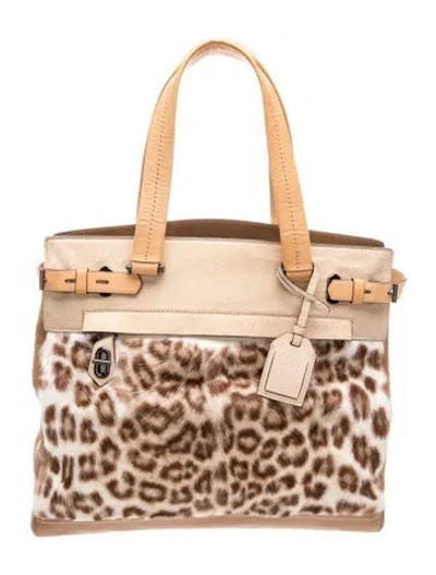 Pre-owned Reed Krakoff Leather Tote In Neutrals