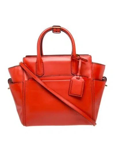 Pre-owned Reed Krakoff Leather Tote In Orange