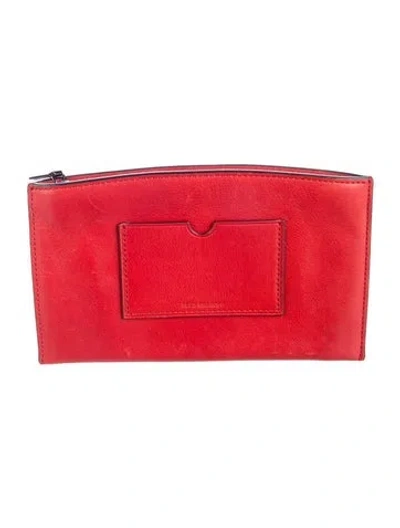 Pre-owned Reed Krakoff Leather Wallet In Red