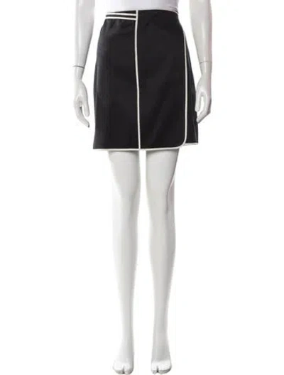 Pre-owned Reed Krakoff Mini Skirt In Black