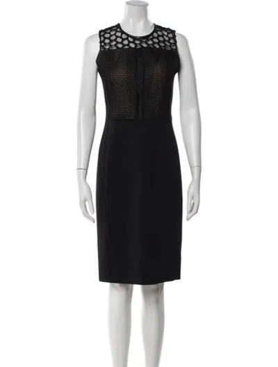 Pre-owned Reed Krakoff Nylon Knee-length Dress In Black