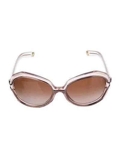 Pre-owned Reed Krakoff Oversize Gradient Sunglasses In Pink