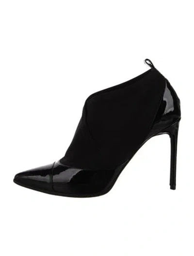 Pre-owned Reed Krakoff Patent Leather D'orsay Pumps In Black