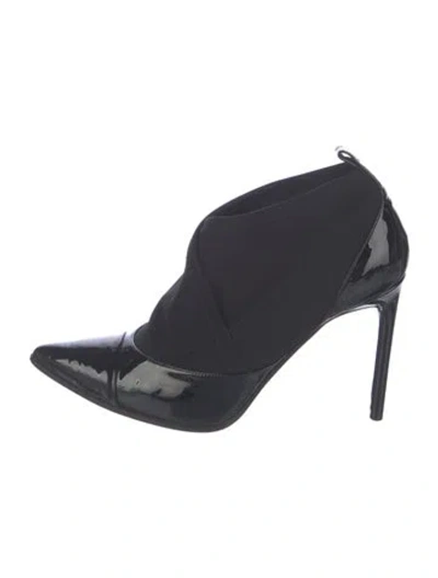 Pre-owned Reed Krakoff Patent Leather Pumps In Black/blue