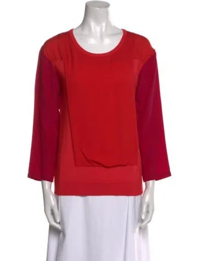 Pre-owned Reed Krakoff Scoop Neck Sweater In Pink