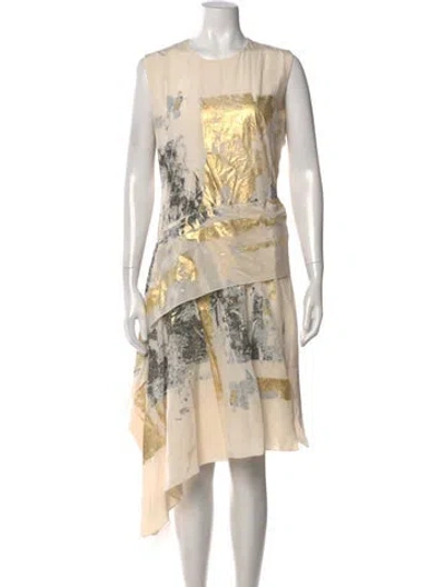 Pre-owned Reed Krakoff Silk Knee-length Dress