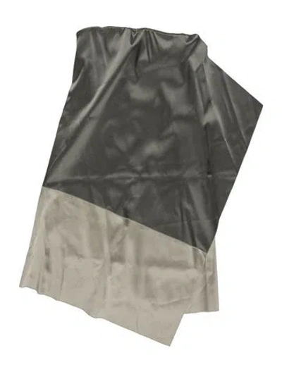 Pre-owned Reed Krakoff Silk Long Dress In Grey