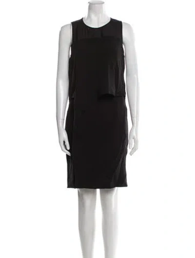 Pre-owned Reed Krakoff Silk Mini Dress In Blue