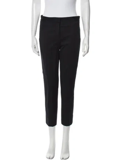 Pre-owned Reed Krakoff Straight Leg Pants In Black