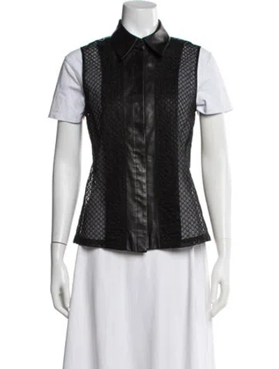 Pre-owned Reed Krakoff Vest In Black