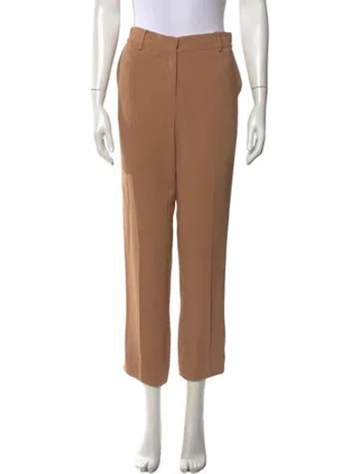 Pre-owned Reed Krakoff Virgin Wool Straight Leg Pants In Neutrals