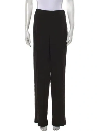 Pre-owned Reed Krakoff Wool Straight Leg Pants In Black