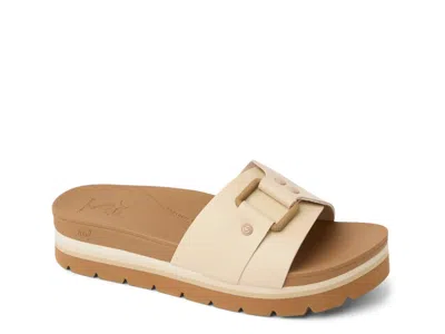 Reef Banded Horizon Buckle Slide Sandal In Neutral