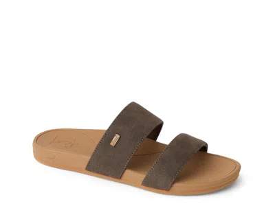 Reef Banded Horizon Slide Sandal In Brown