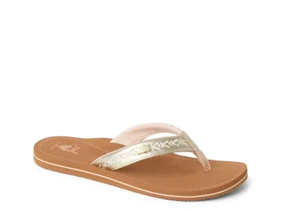 Reef Beachbreak Flip Flop In Gold