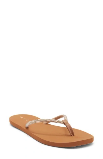 Reef Bliss Bling Fling Flip Flop In Brown