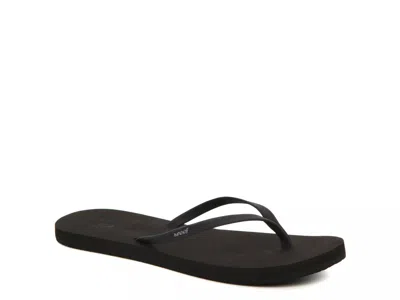 Reef Bliss Nights Flip Flop In Black