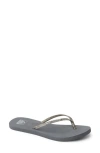 Reef Bliss Nights Flip Flop In Gray