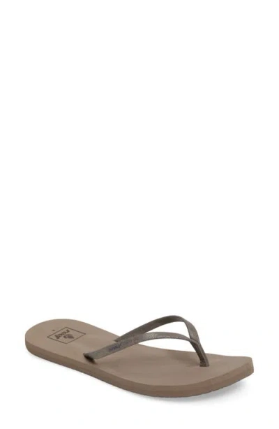 Reef Bliss Nights Flip Flop In Gray
