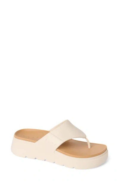 Reef Cali Laguna Platform Flip Flop In Multi