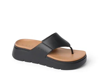 Reef Cali Laguna Wedge Sandal In Black