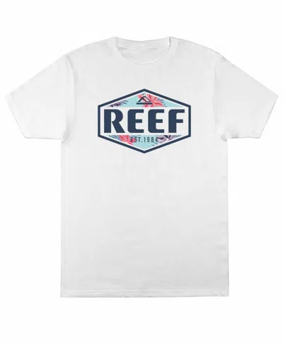 Reef Clicks Short Sleeve T-shirts In White