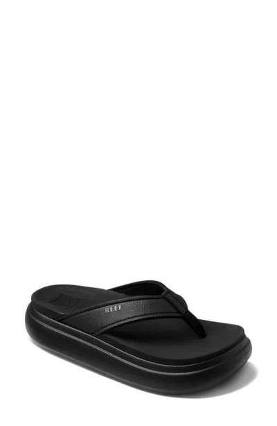 Reef Cushion Bondi Flip Flop In Black/black