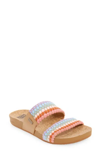Reef Cushion Bounce Vista Slide Sandal In Multi