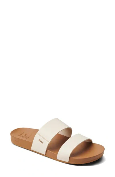 Reef Cushion Bounce Vista Slide Sandal In White