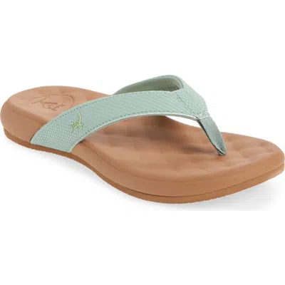 Reef Cushion Harmony Flip Flop In Green