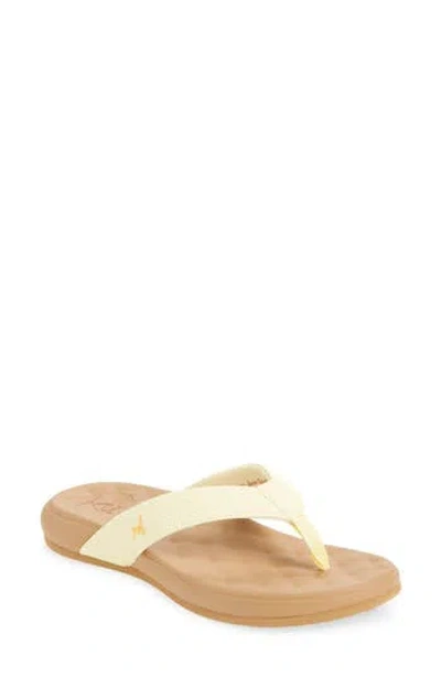 Reef Cushion Harmony Flip Flop In Yellow