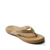 Reef Cushion Harmony Sandals Women's Gold Faux Leather Flip Flop Gal1585 In Brown