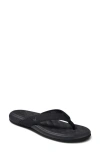 Reef Cushion Melody Flip Flop In Black/black