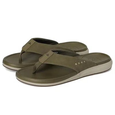 Reef Cushion Norte Flip Flop Mensolive Vintage Slip On Thong Sandal Zogg3410 In Green